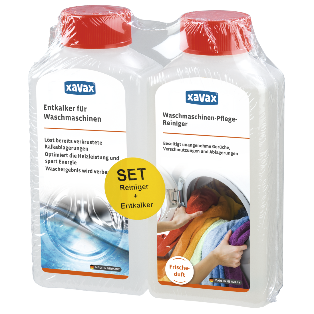 abx3 High-Res Image 3 - Xavax, Washing Machine Care Kit, Descaler + Cleaner