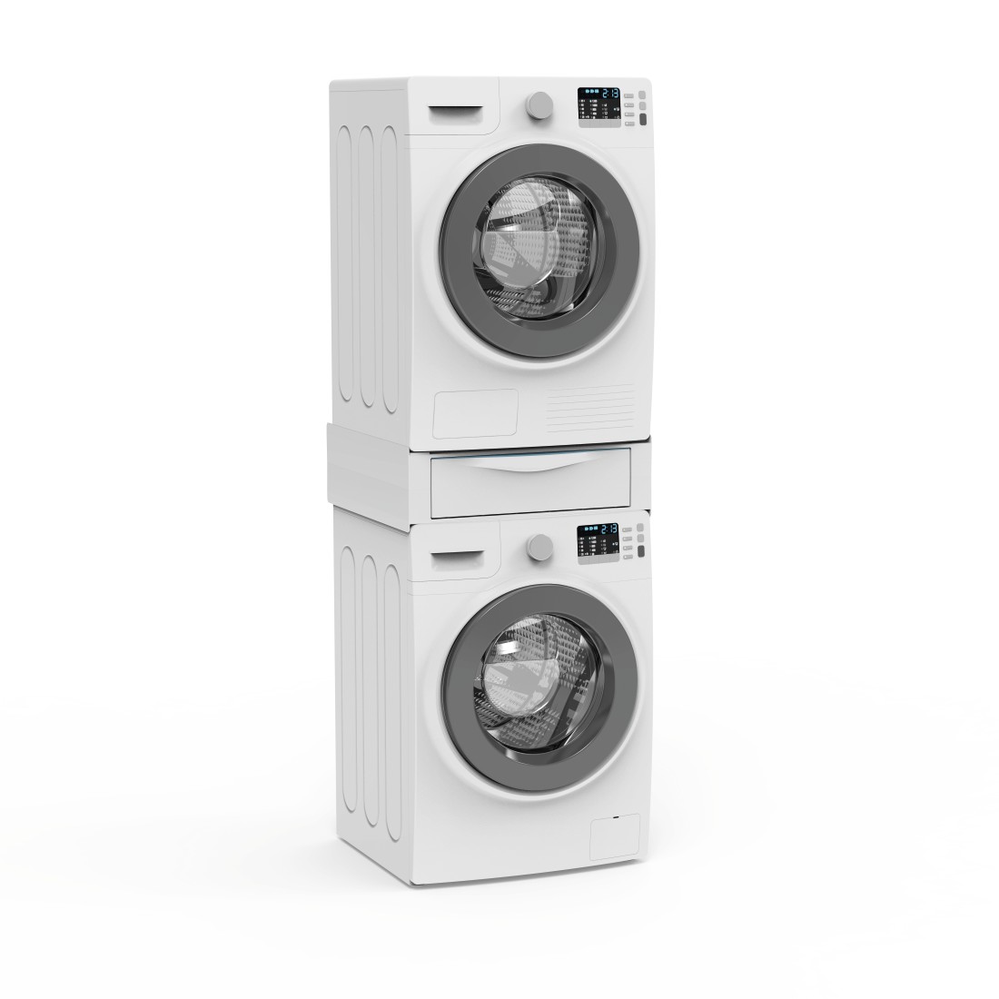 awx High-Res Appliance - Xavax, Kit de superposition Extra pr lave-lge/sèche-lge, tiroir, plast.