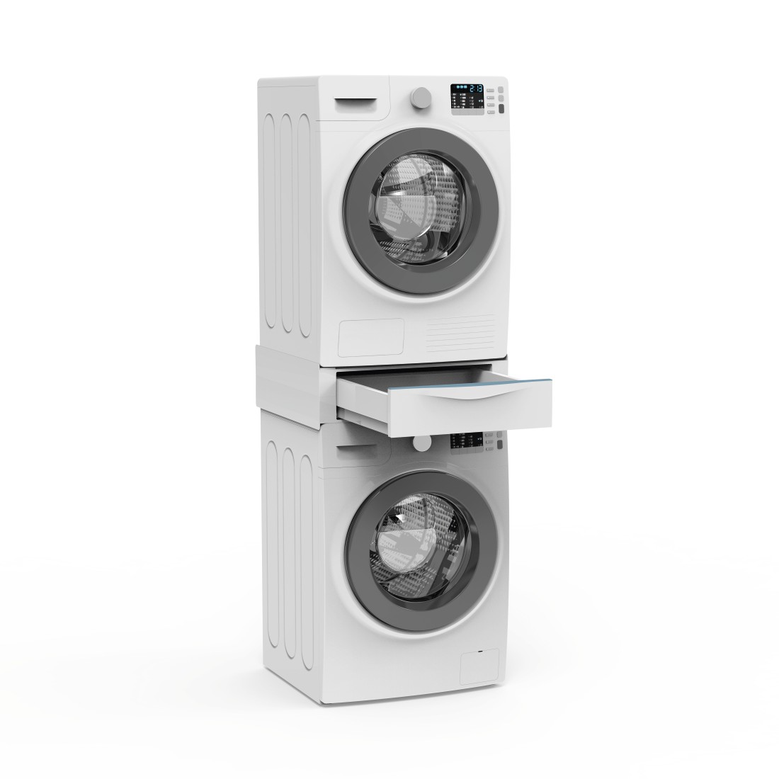 awx2 High-Res Appliance 2 - Xavax, Kit de superposition Extra pr lave-lge/sèche-lge, tiroir, plast.