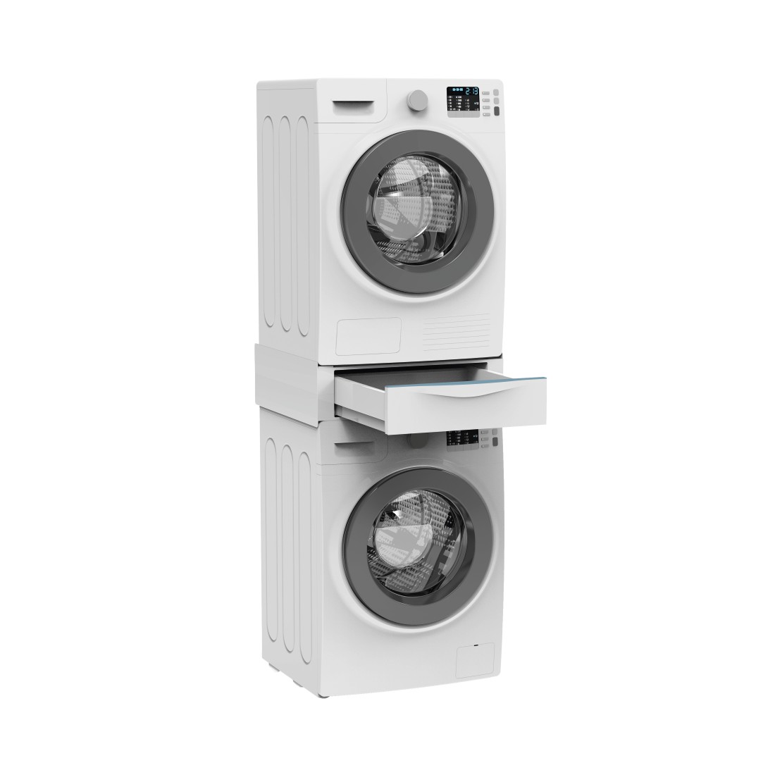 awx3 High-Res Appliance 3 - Xavax, Kit de superposition Extra pr lave-lge/sèche-lge, tiroir, plast.