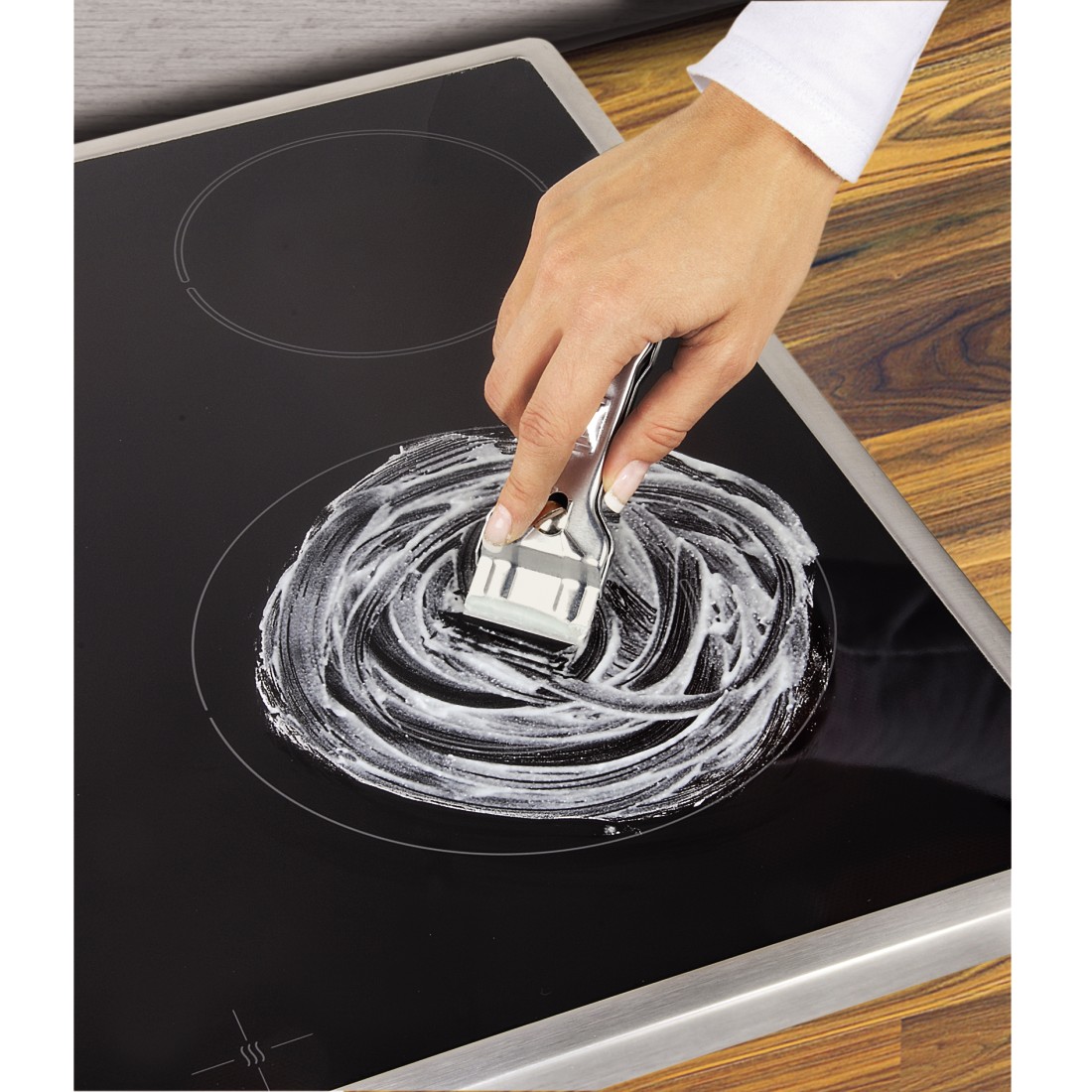 awx High-Res Appliance - Xavax, Racloir spécial pour plaques de cuisson vitrocéramiques