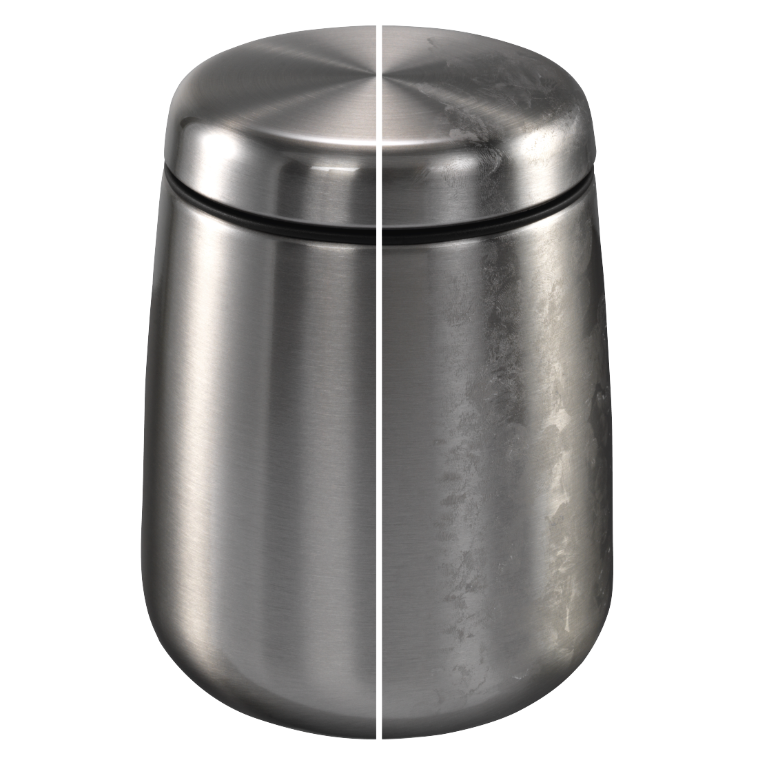 abx4 Druckfähige Abbildung 4 - Xavax, Edelstahldose für 500 g Kaffeebohnen, Silber
