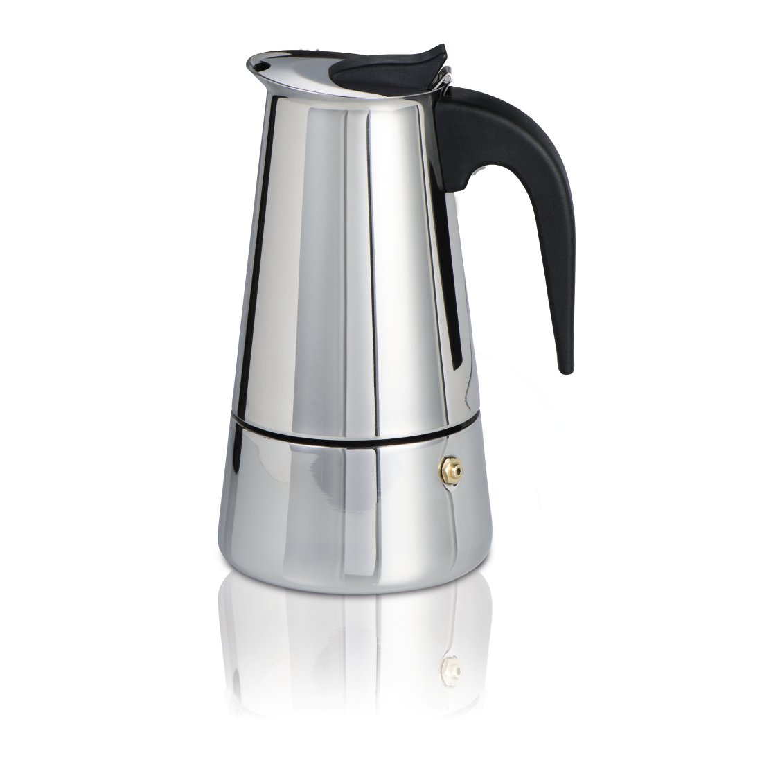 abx Druckfähige Abbildung - Xavax, Espressokocher aus Edelstahl, 250 ml, geeignet für Induktion