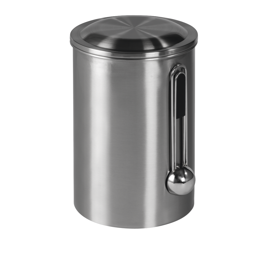 abx High-Res Image - Xavax, Boîte en acier inox. pr 1 kg de grains de café, avec cuillère, argent.