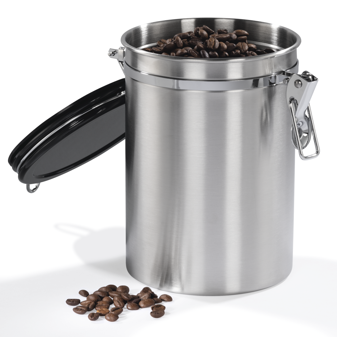 abx2 Druckfähige Abbildung 2 - Xavax, Edelstahldose für 1000 g gemahlenen Kaffee, Silber
