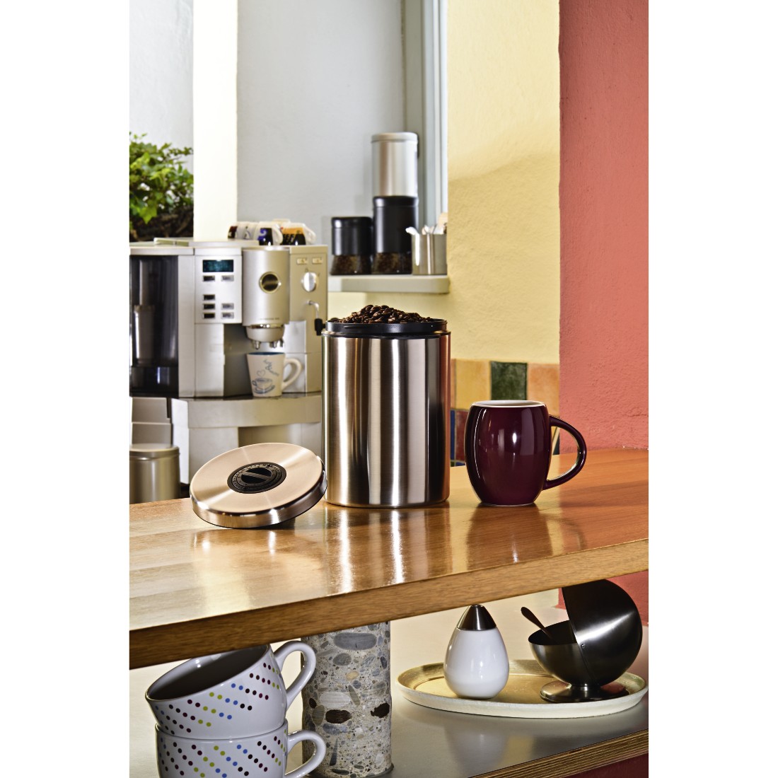 awx4 Druckfähige Anwendung 4 - Xavax, Edelstahldose für 1 kg Kaffeebohnen
