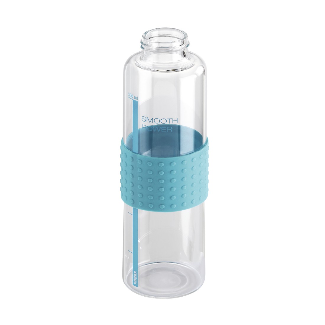 dex High-Res Detail - Xavax, Smooth Power Glass Drinking Bottle, 0.5 l, turquoise
