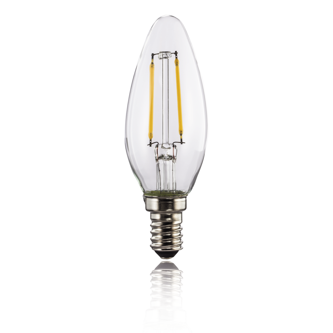 abx2 High-Res Image 2 - Xavax, Ampoule filament LED, E14, 250lm rempl. ampoule bougie 25W, blc chaud