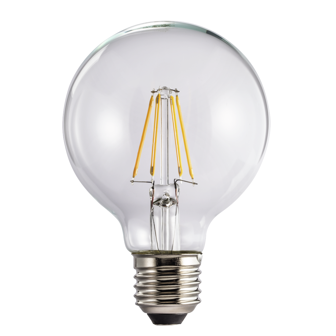 abx High-Res Image - Xavax, Ampoule filament à LED, E27, 470lm rempl. ampoule globe 40W, blc chaud