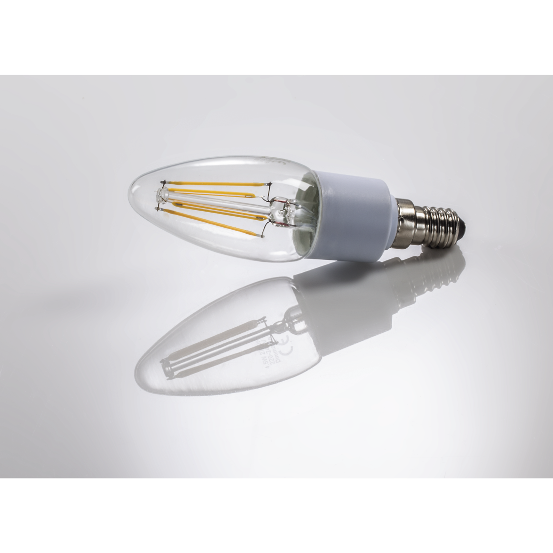 abx3 High-Res Image 3 - Xavax, LED Filament, E14, 470lm replaces 40W,candle bulb, warm white,dimmable