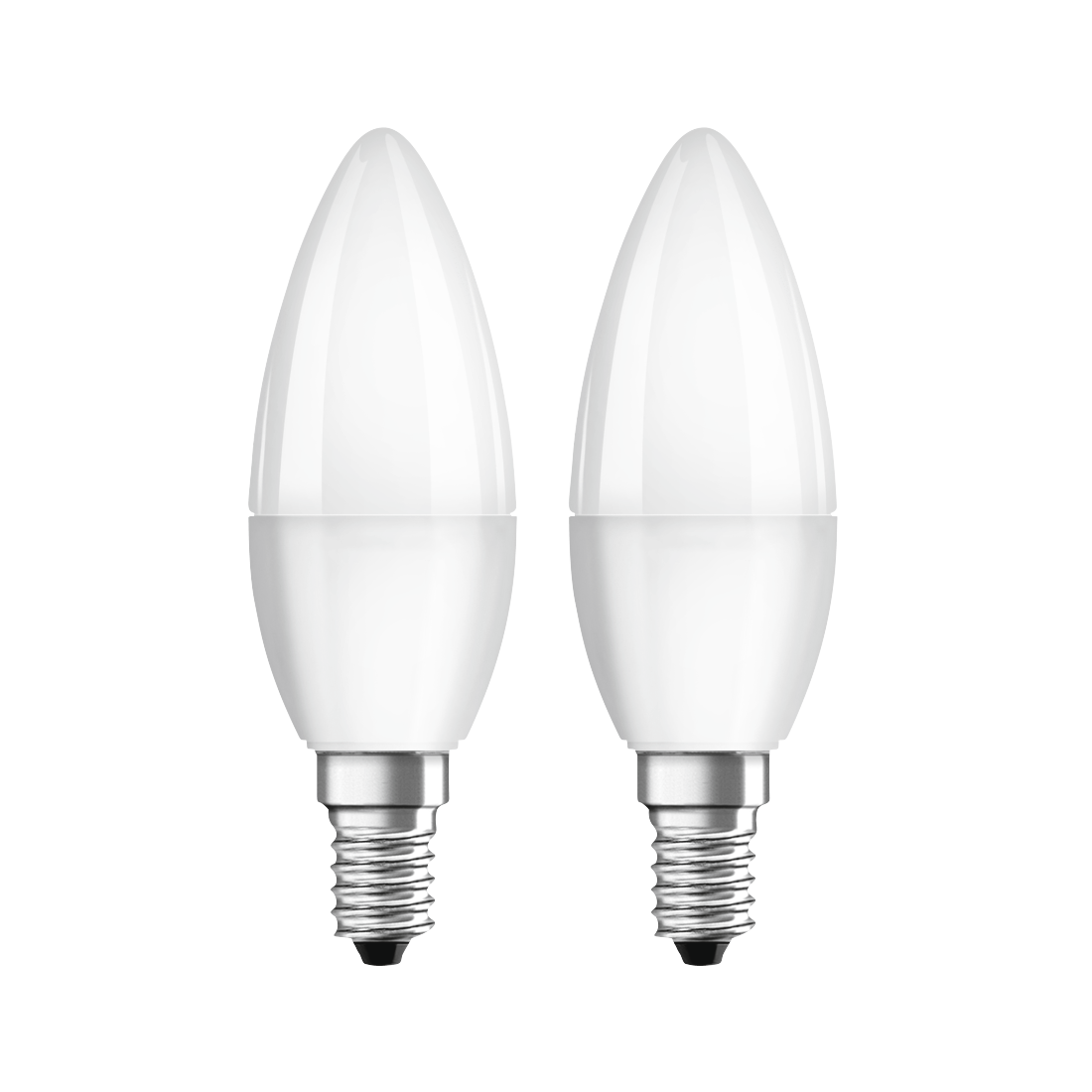 abx High-Res Image - Xavax, LED Bulb, E14, 470 lm Replaces 40 W, Candle Bulb, warm white, 2 Pcs