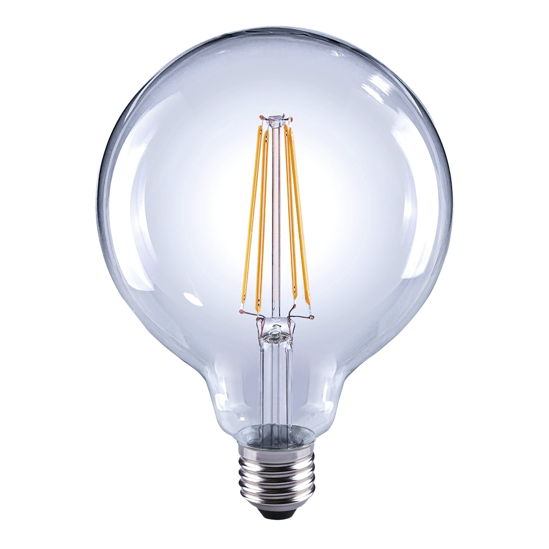abx Druckfähige Abbildung - Xavax, LED-Filament, E27, 1055lm ersetzt 75W Globelampe, Warmweiß, dimmbar