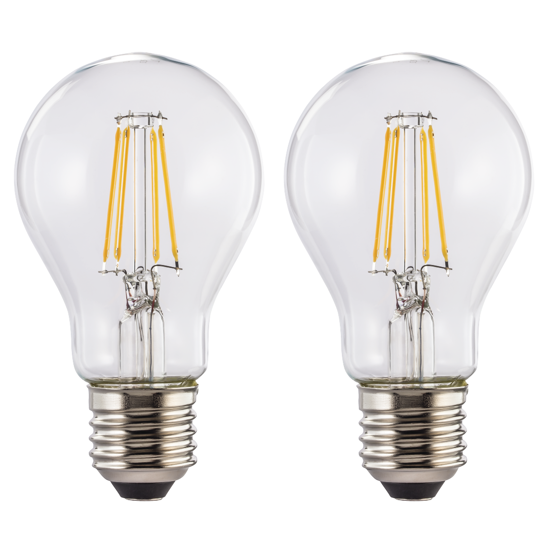 abx High-Res Image - Xavax, LED Filament, E27, 806 lm Replaces 60W, Incand. Bulb, warm white, 2 pcs