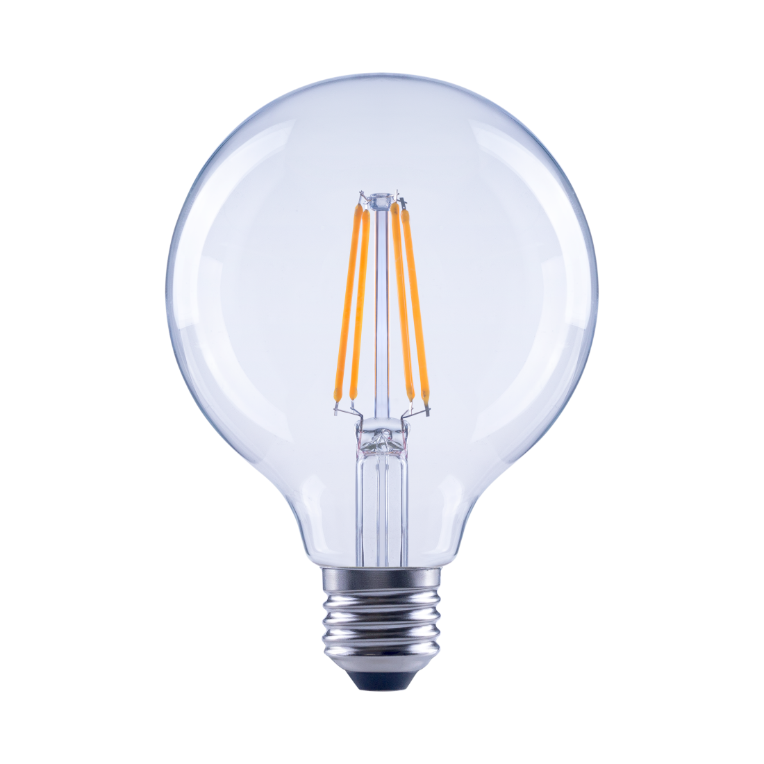abx High-Res Image - Xavax, LED Filament, E27, 806 lm Replaces 60 W, Globe Bulb, G95, clear, warm white