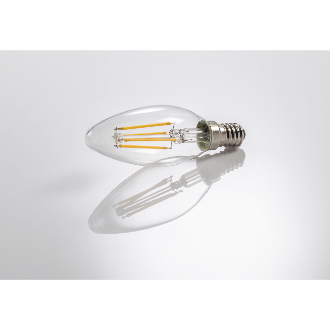abx3 High-Res Image 3 - Xavax, LED Filament, E14, 470 lm Replaces 40 W, Candle Bulb, warm white, clear
