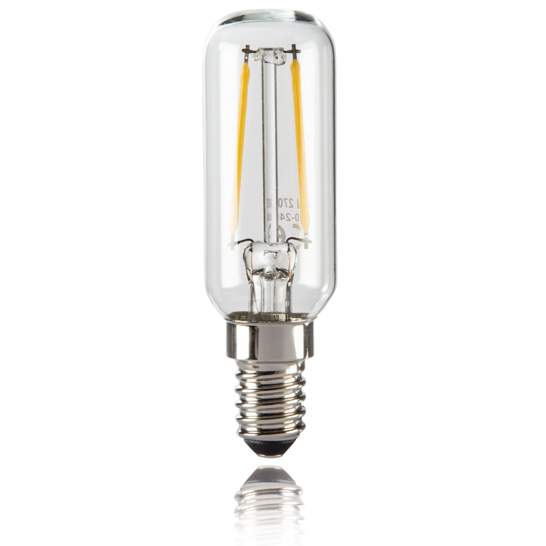 abx Druckfähige Abbildung - Xavax, LED-Filament, E14, 250lm ersetzt 25W, Röhrenlampe, Kühlschrank/Dunstabzug
