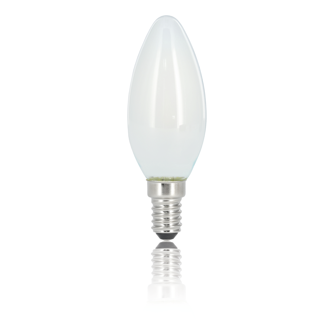 abx2 Druckfähige Abbildung 2 - Xavax, LED-Filament, E14, 470lm ersetzt 40W, Kerzenlampe, matt, Warmweiß, dimmbar