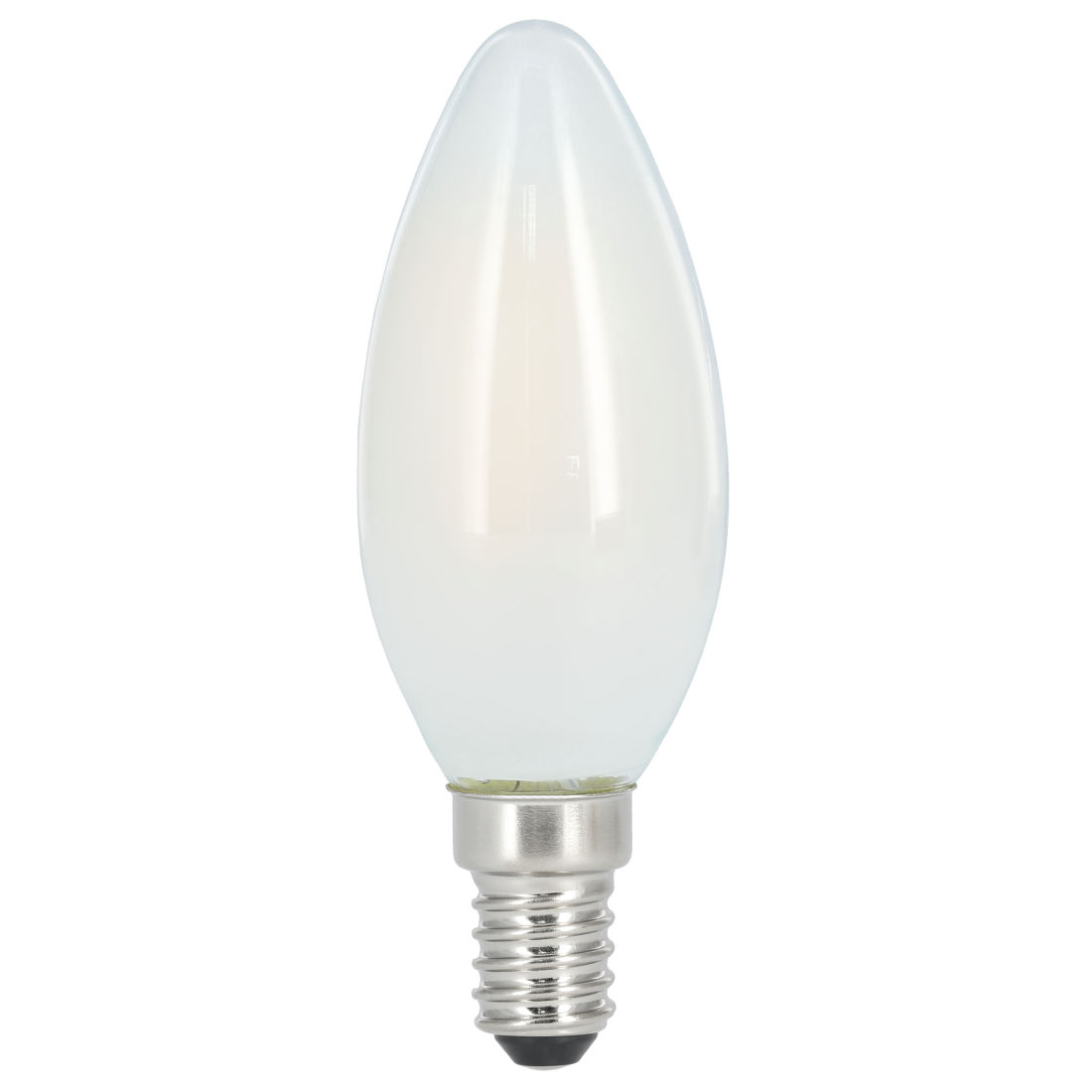 abx Druckfähige Abbildung - Xavax, LED-Filament, E14, 470lm ersetzt 40W, Kerzenlampe, matt, Warmweiß