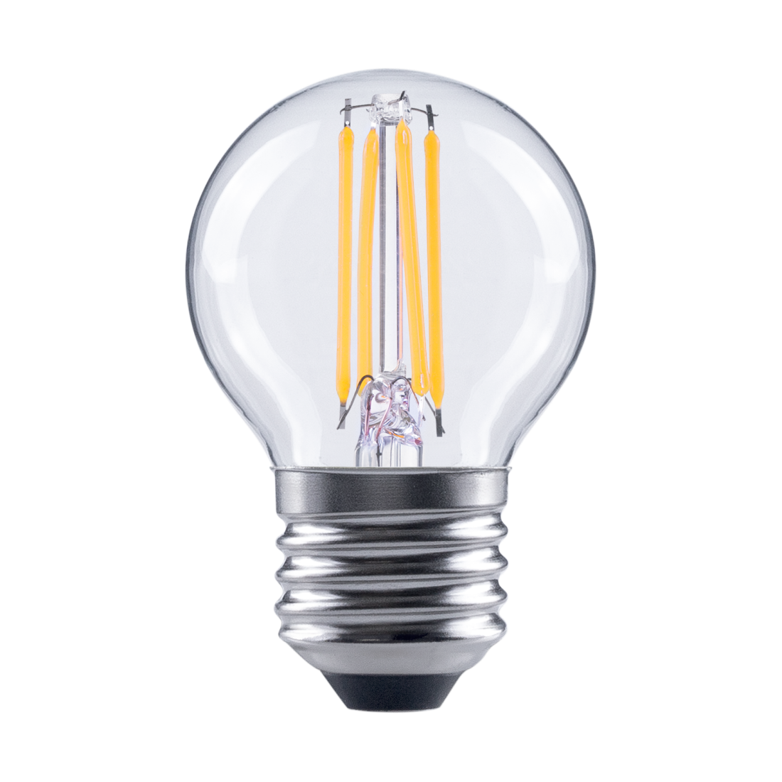 abx High-Res Image - Xavax, LED Filament, E27, 470 lm Replaces 40 W, Drop Bulb, warm white, clear