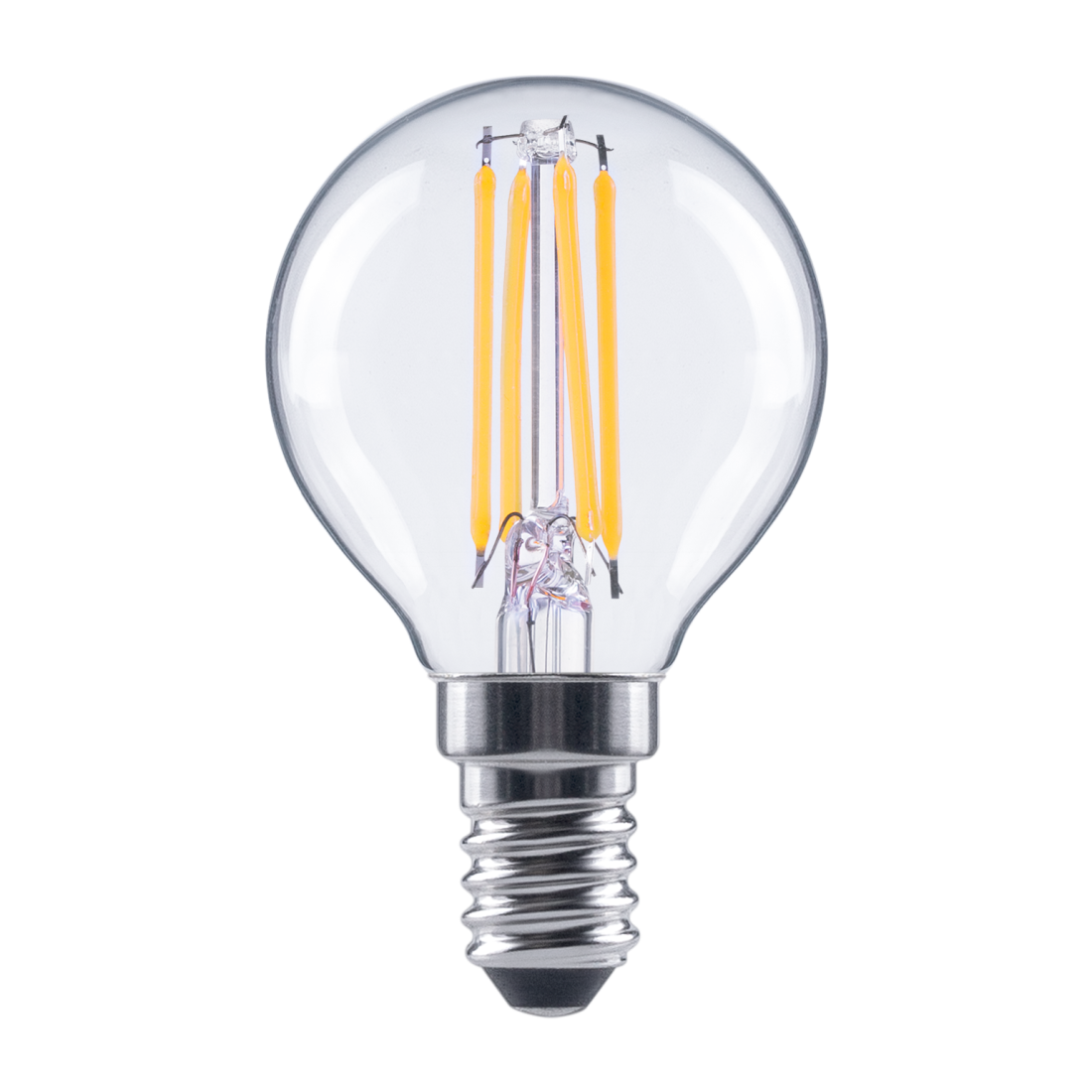 abx High-Res Image - Xavax, LED Filament, E14, 470 lm Replaces 40 W, Drop Bulb, warm white