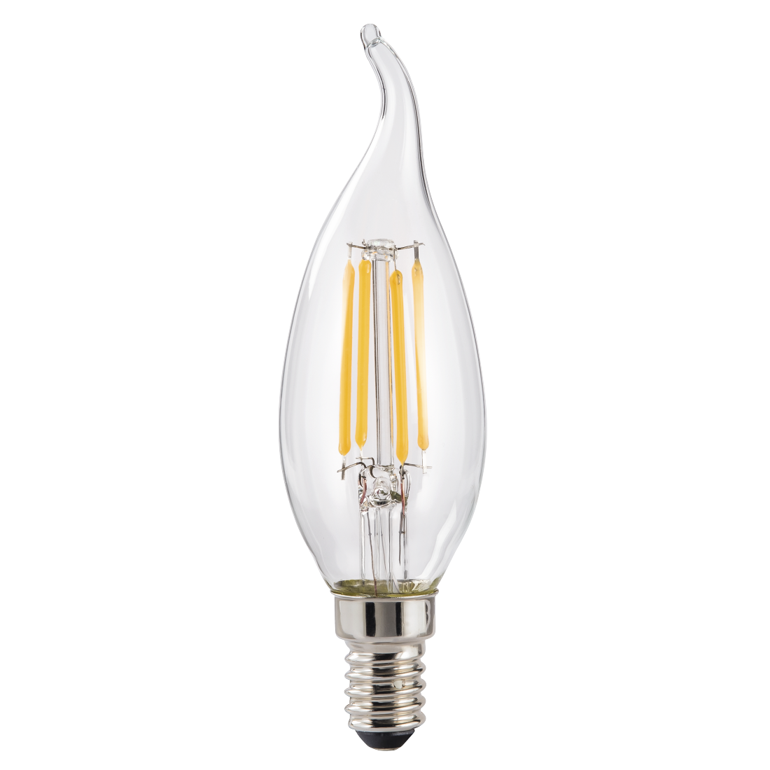abx High-Res Image - Xavax, LED Filament, E14, 470 lm replaces 40 W, Flickering Candle, warm white