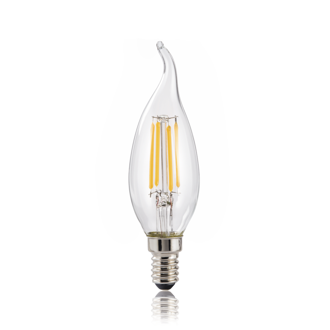 abx2 High-Res Image 2 - Xavax, LED Filament, E14, 470 lm replaces 40 W, Flickering Candle, warm white
