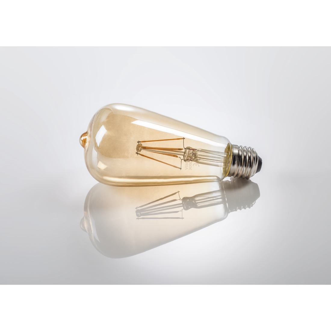 abx3 Druckfähige Abbildung 3 - Xavax, LED-Filament, E27, 410lm ersetzt 36W, Vintagelampe, Amber, Warmweiß