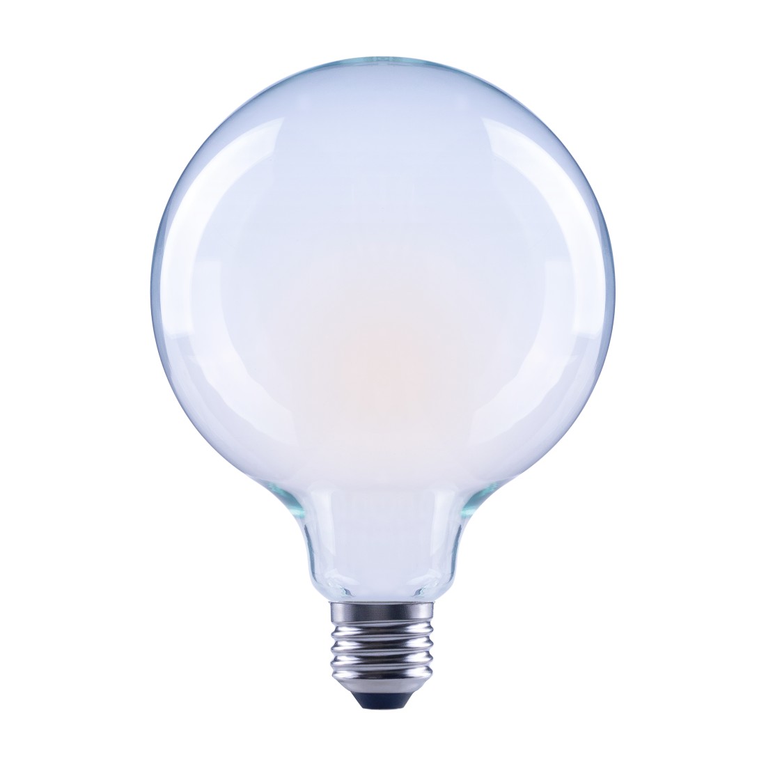 abx Druckfähige Abbildung - Xavax, LED-Filament, E27, 1055lm ersetzt 75W Globelampe, Matt, Warmweiß, dimmbar