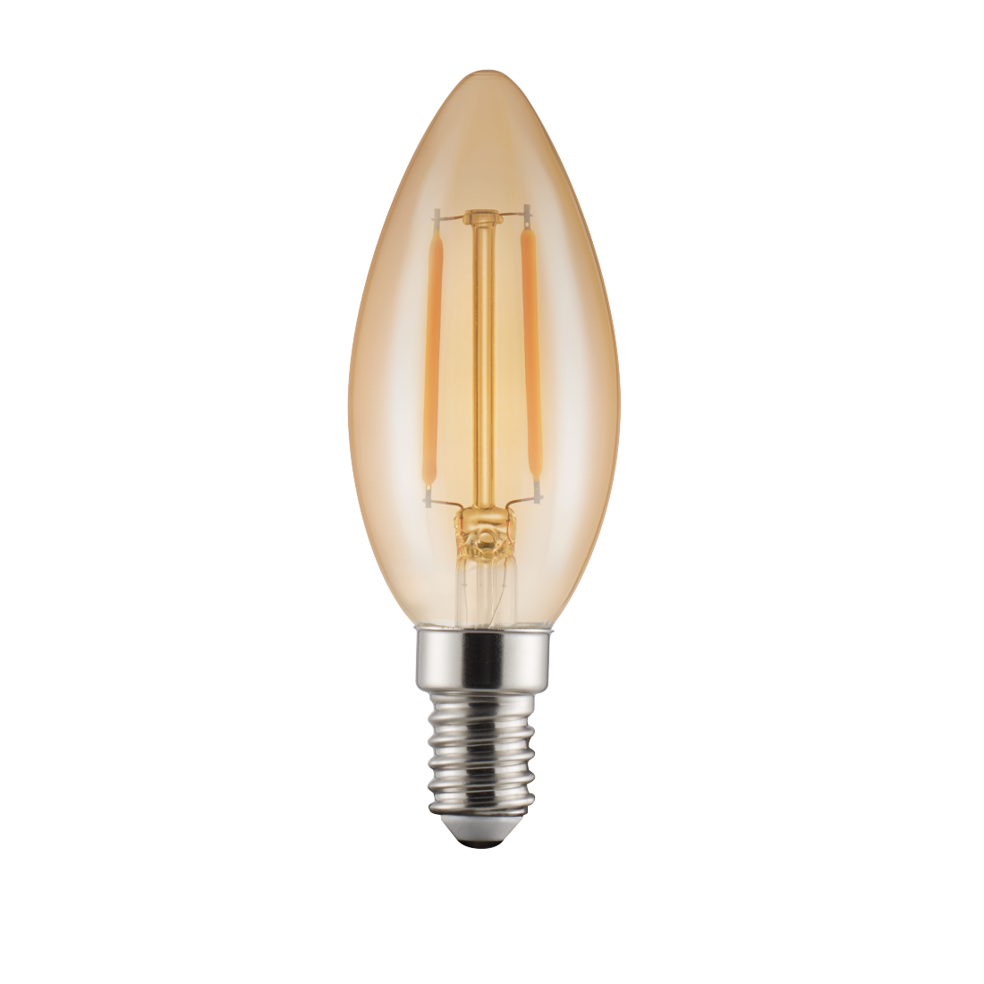 abx Druckfähige Abbildung - Xavax, LED-Filament, E14, 180lm 2W, Vintage-Lampe Kerze, Warmweiß