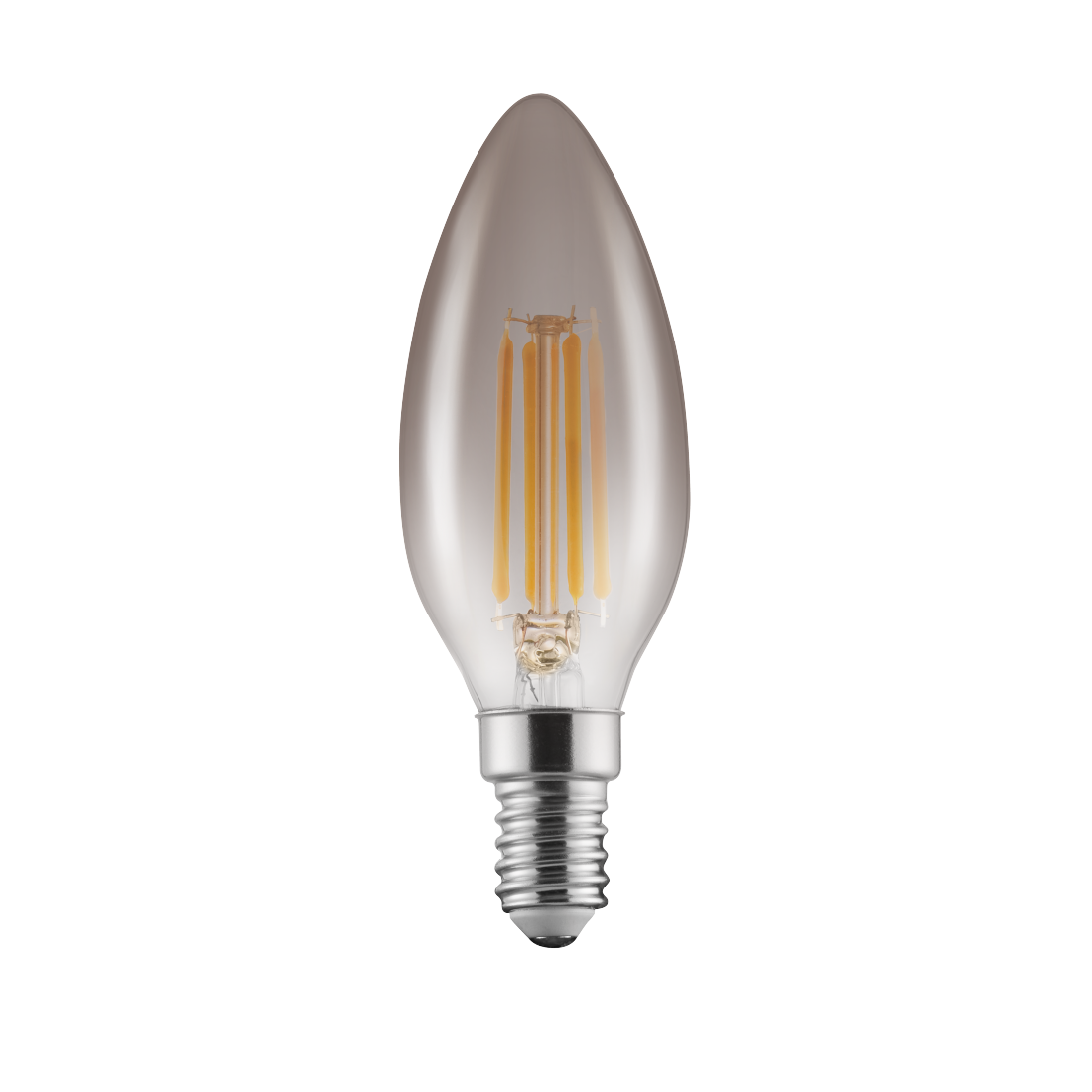 abx Druckfähige Abbildung - Xavax, LED-Filament, E14, 280lm 4W, Vintage-Lampe Kerze, dimmbar, Warmweiß