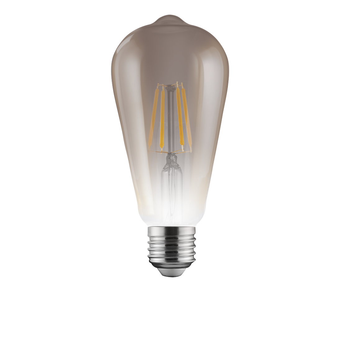 abx Druckfähige Abbildung - Xavax, LED-Filament, E27, 430lm 6W, Vintage-Lampe Edison-Kolben, Warmweiß