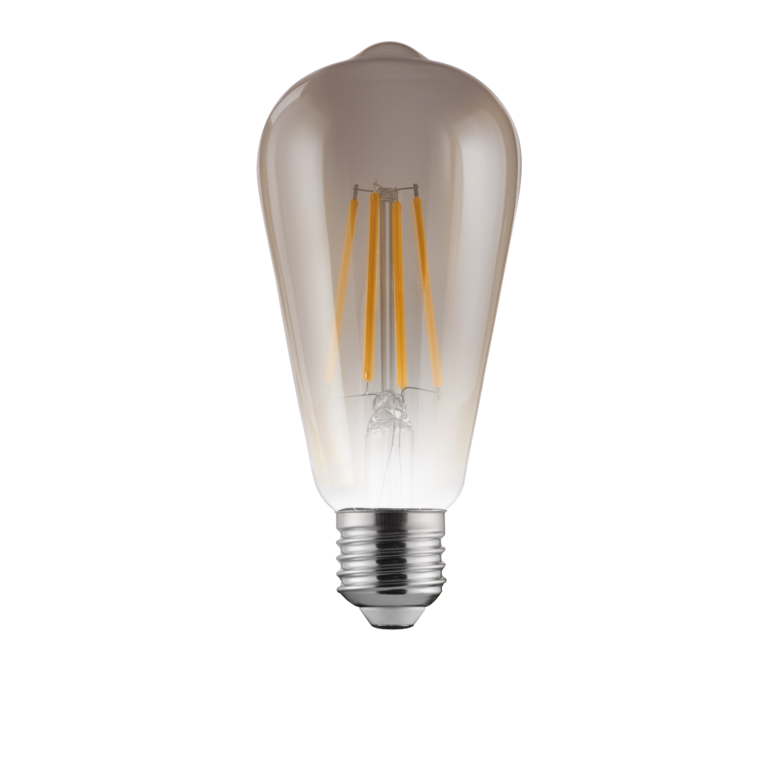 abx Druckfähige Abbildung - Xavax, LED-Filament, E27, 420lm 8W, Vintage-Lampe Edison-Kolben, dimmbar, Warmweiß