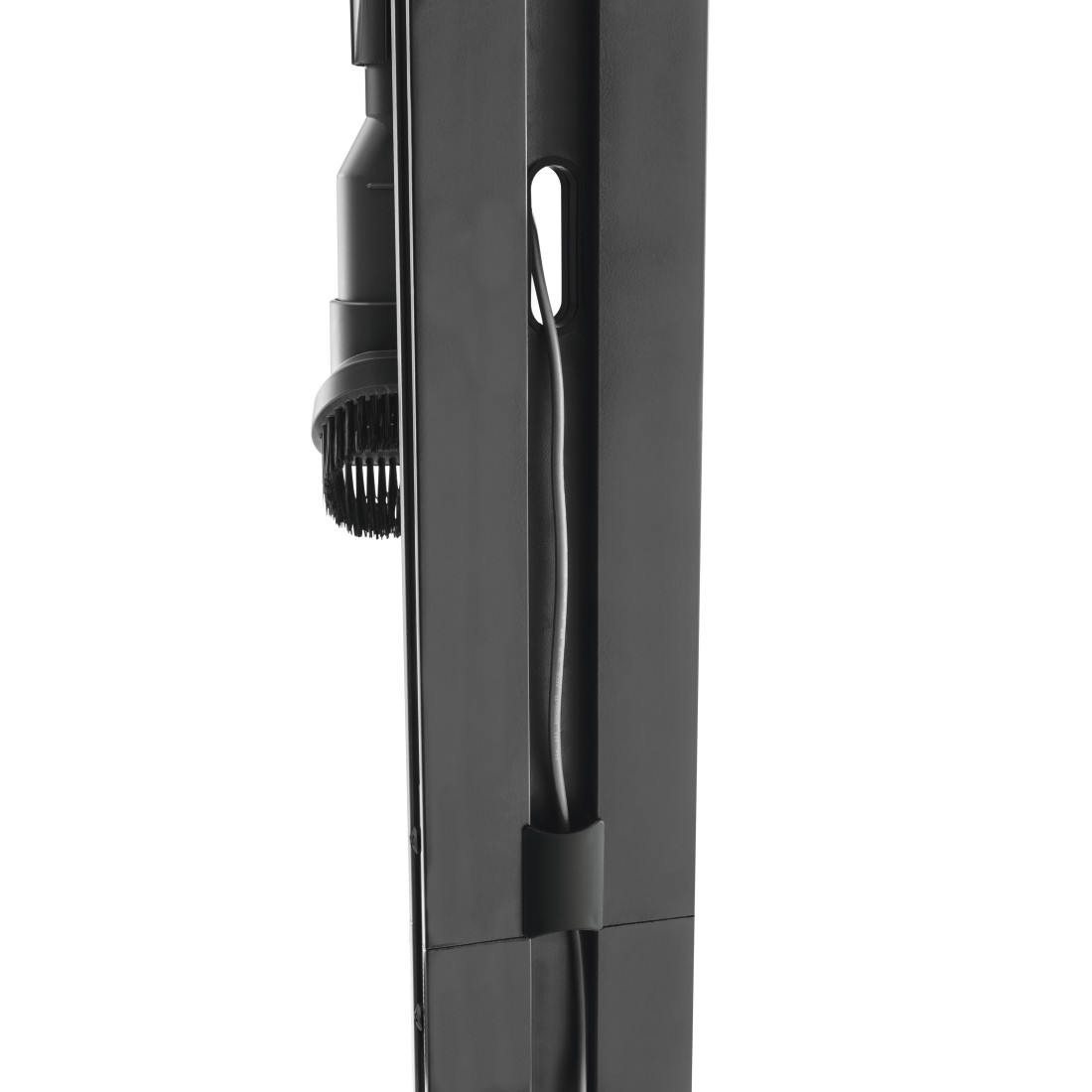 dex4 High-Res Detail 4 - Xavax, Organiseur sur pied pr aspirateur sans fil, 29,5x22x128 cm, noir