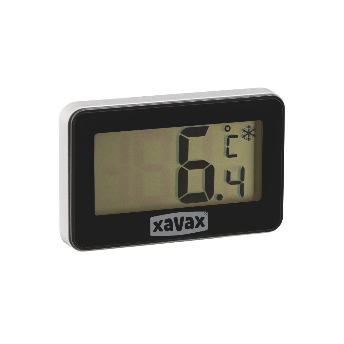 abx3 Druckfähige Abbildung 3 - Xavax, Digitales Thermometer für Kühlschrank, Gefrierschrank u. Kühltruhe, Schwarz