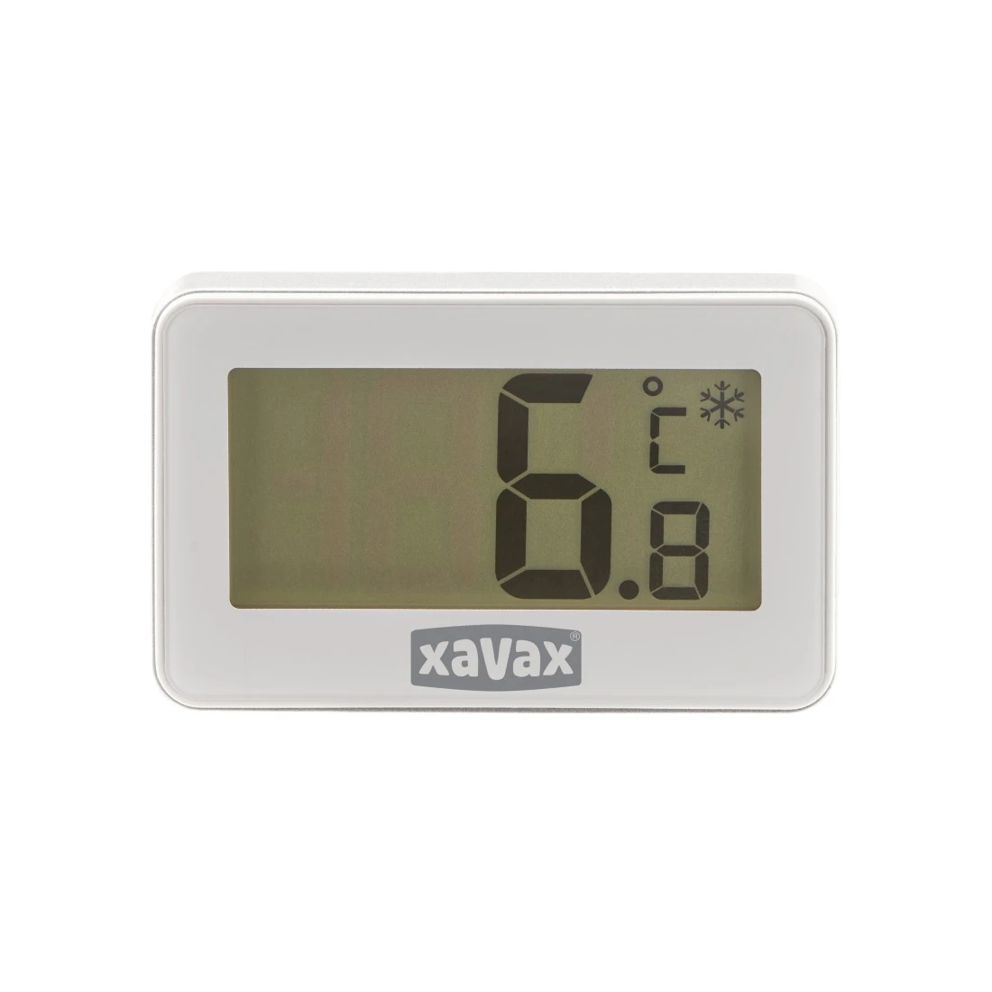 abx Druckfähige Abbildung - Xavax, Digitales Thermometer für Kühlschrank, Gefrierschrank und Kühltruhe, Weiß