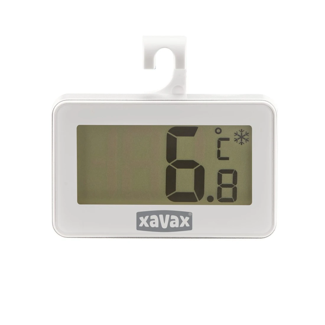abx2 Druckfähige Abbildung 2 - Xavax, Digitales Thermometer für Kühlschrank, Gefrierschrank und Kühltruhe, Weiß